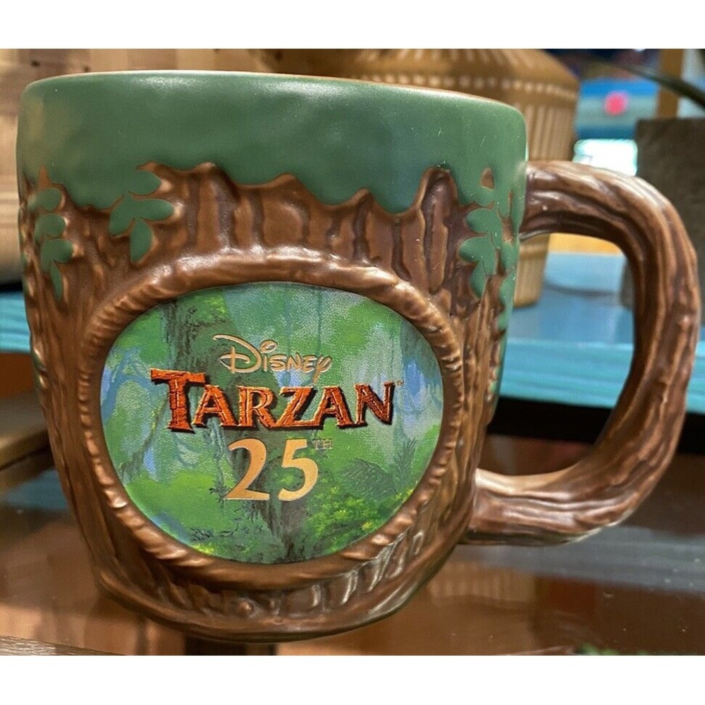 2024 Disney Parks Tarzan 25th Anniversary Ceramic Coffee Mug Cup New